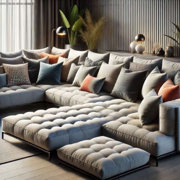 Using Pillows to Highlight the Sectional’s Unique Features Arrange Throw Pillows On A Sectional Sofa