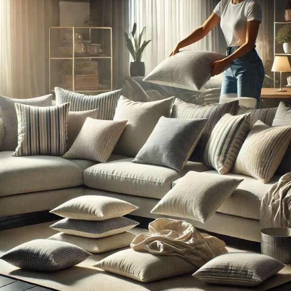 Pillow Maintenance: Keeping Your Arrangement Fresh and Inviting 
