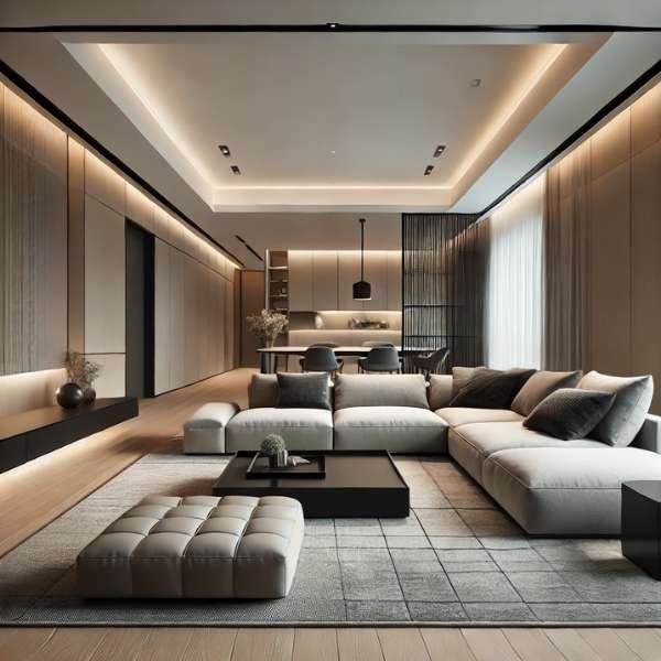 Maximizing Space with a Floating Sofa Layout: Freedom in the Middle of the Room