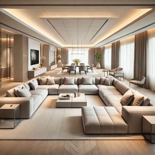 Embracing Spaciousness: Sectional Sofa Ideas for Larger Living Rooms