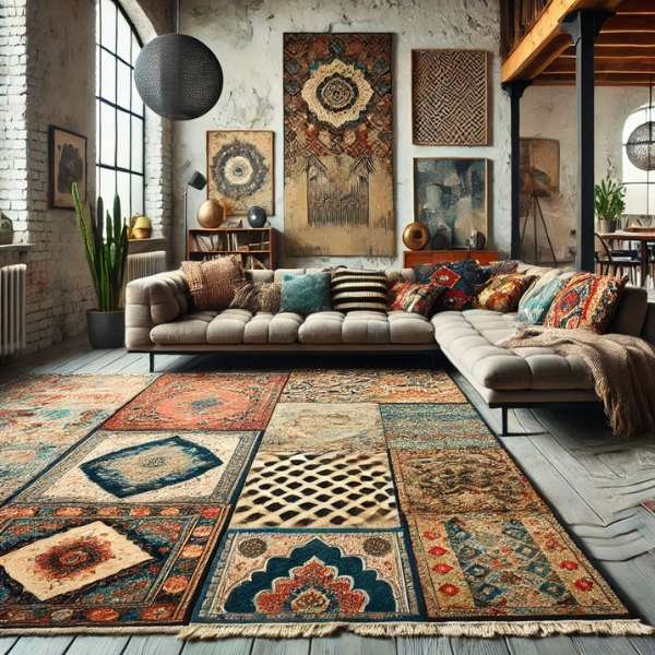 Eclectic Vibes: Mixing and Matching Place A Rug Under A Sectional Sofa