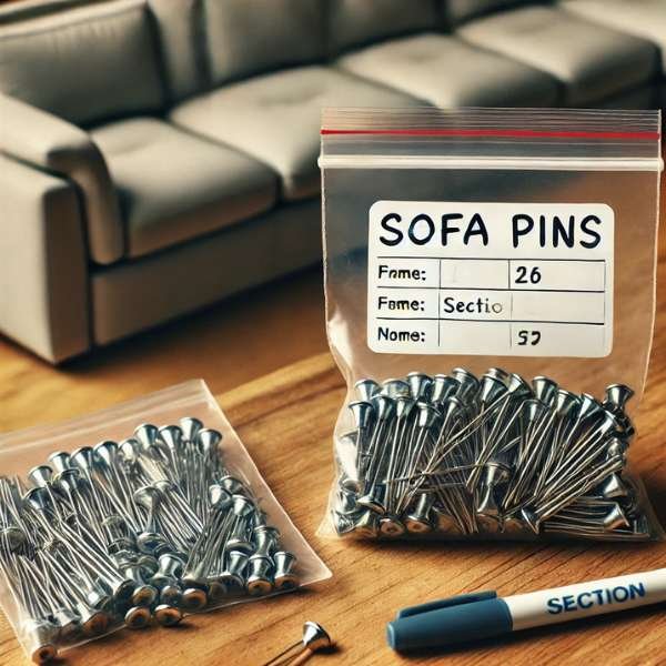 Keeping the Pins for Reassembly: Organization Tips