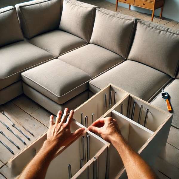 Reversing the Process: How to Reconnect Your Sectional Sofa