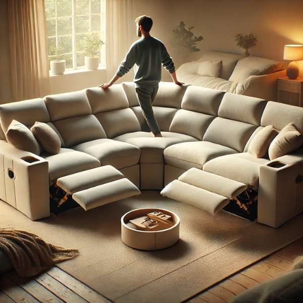 How to Adjust the Sections for Maximum Comfort Put Together A Sectional Sofa 