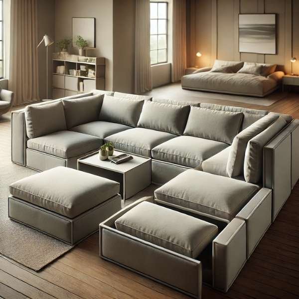 How to Add or Remove Sections for Flexibility  Put Together A Sectional Sofa