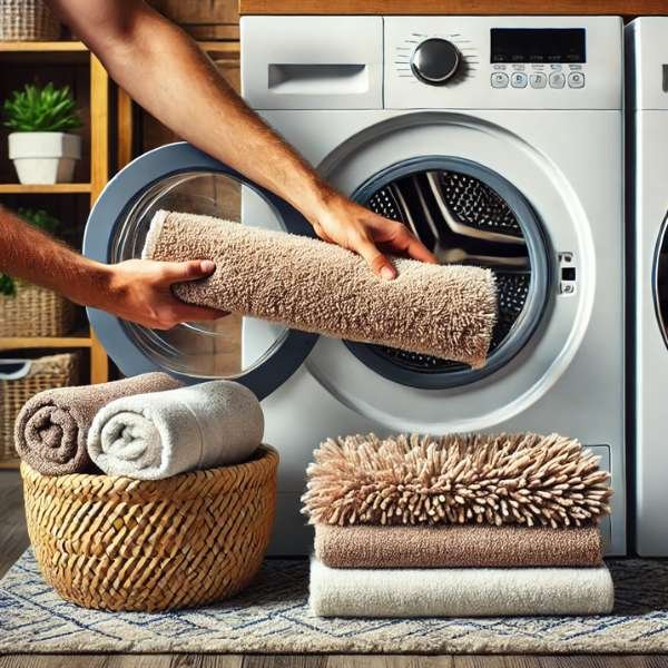 Balancing the Load to Avoid Machine Damage  Wash A Shaggy Rug In The Washing Machine