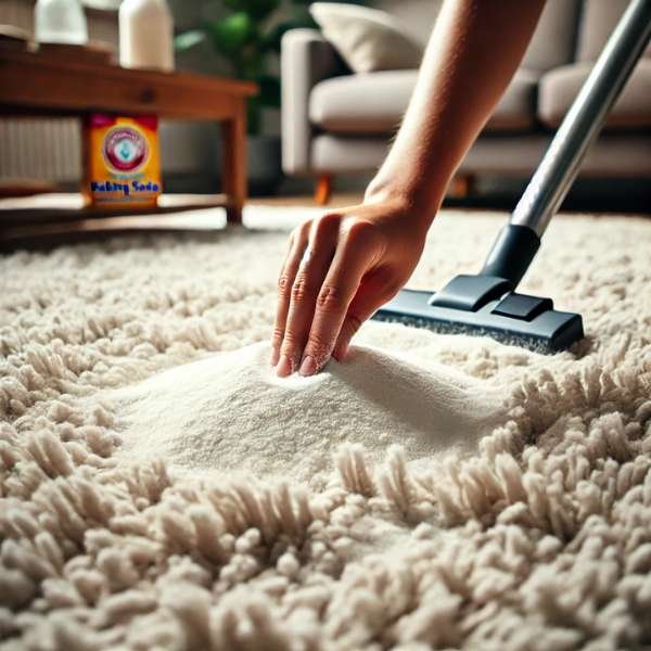 Using Baking Soda to Freshen Your Rug Naturally  Wash A Shaggy Rug In The Washing Machine