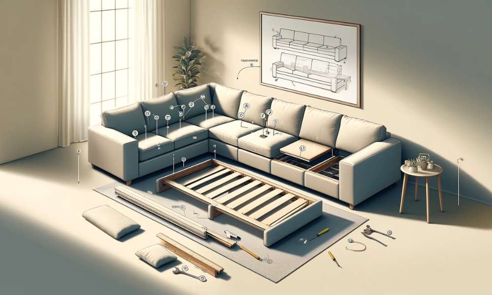 How To Take Apart A Sectional Sofa