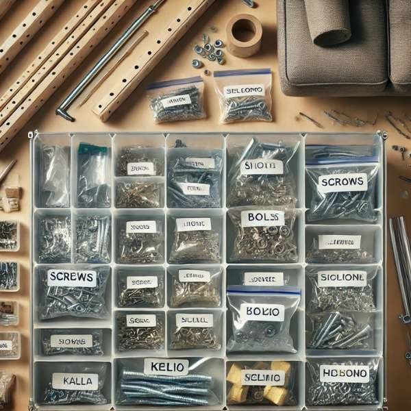 Labeling and Organizing Hardware for Reassembly