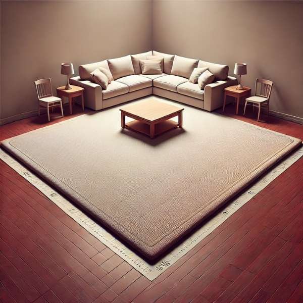 Selecting the Correct Rug Size to Minimize Curling Keep Rug Corners Down On Hardwood Floors