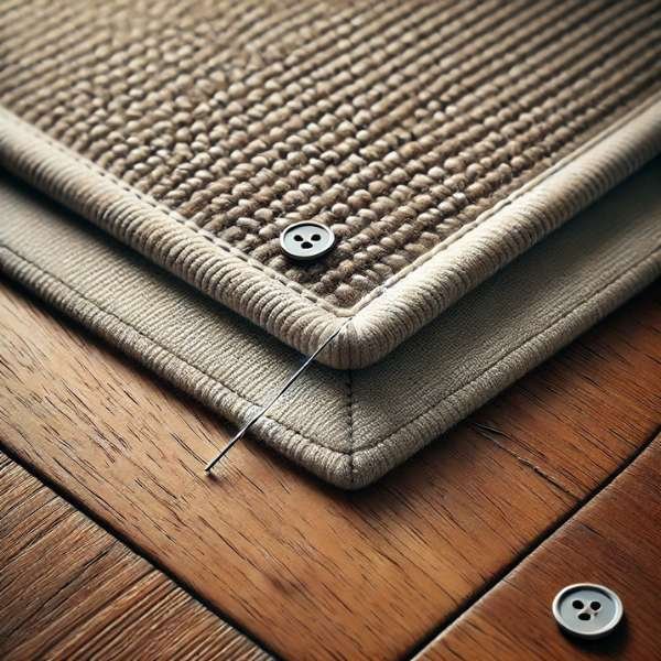 Fabric Weights for Corners: A Simple Fix Keep Rug Corners Down On Hardwood Floors