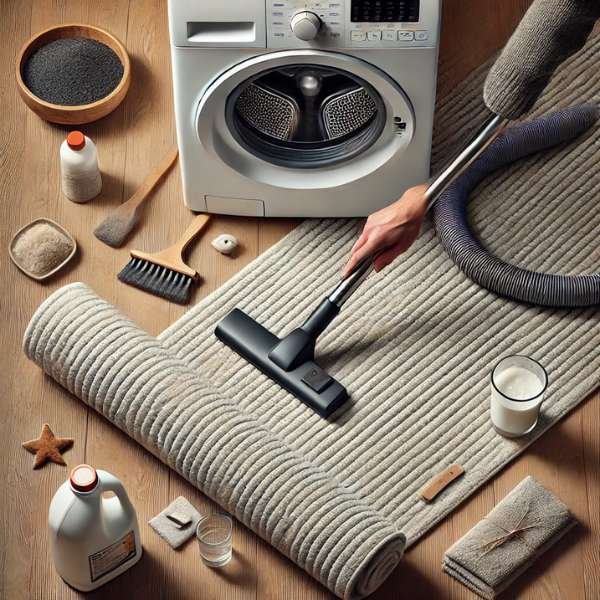 Preparing Your Wool Rug for the Washing Machine