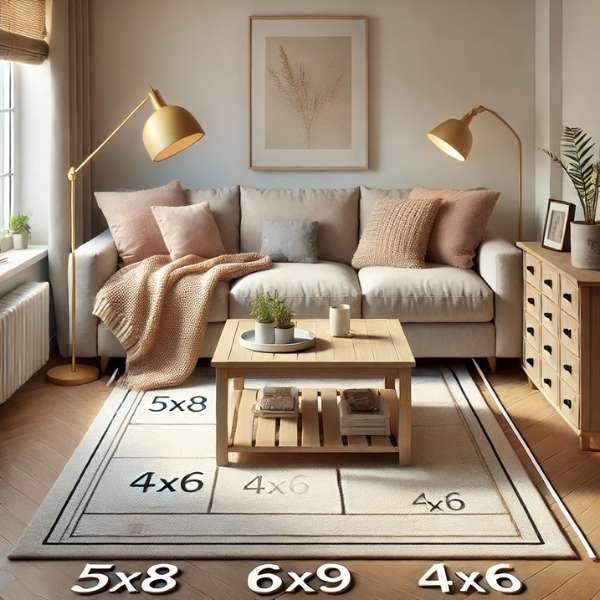 Common Rug Sizes That Work Best in Small Spaces