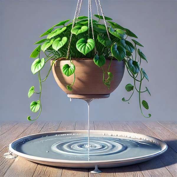 Using Plant Saucers to Catch Excess Water