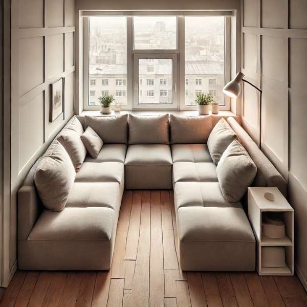 Functional Flow in Small Spaces Sectional Sofa Ideas For Small Living Room