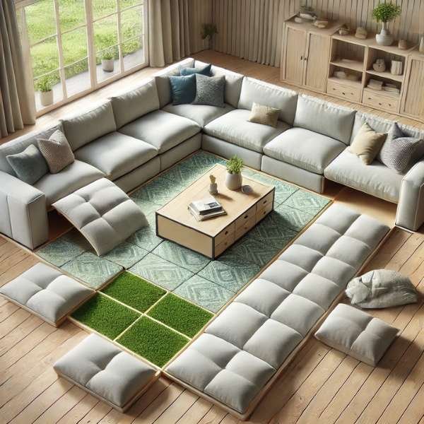 Adapting Rug Placement as Your Layout Changes