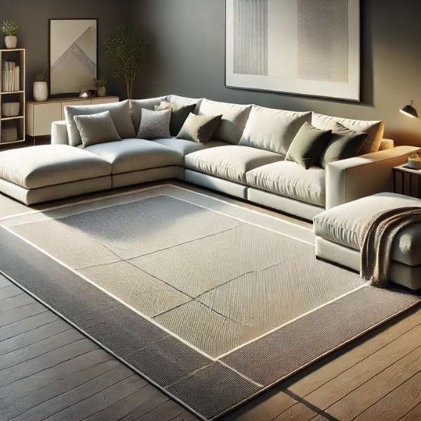 Choosing the Best Rug Shape For Your Sectional Sofa