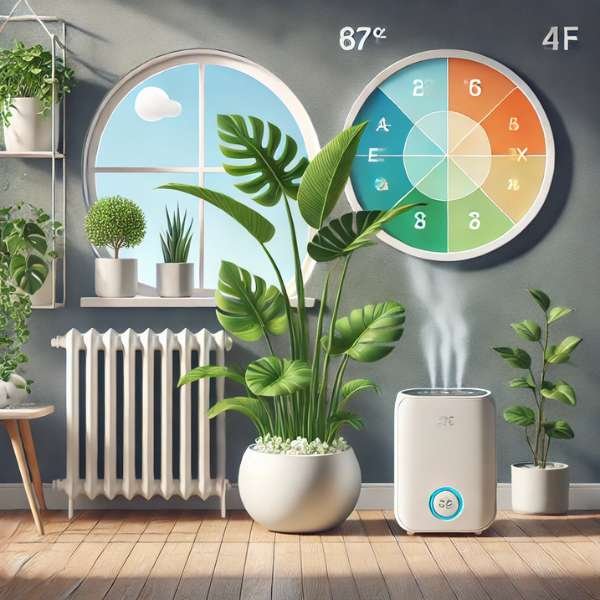 Managing Temperature and Humidity for Optimal Growth Treat Abiotic Disease in Indoor Plants