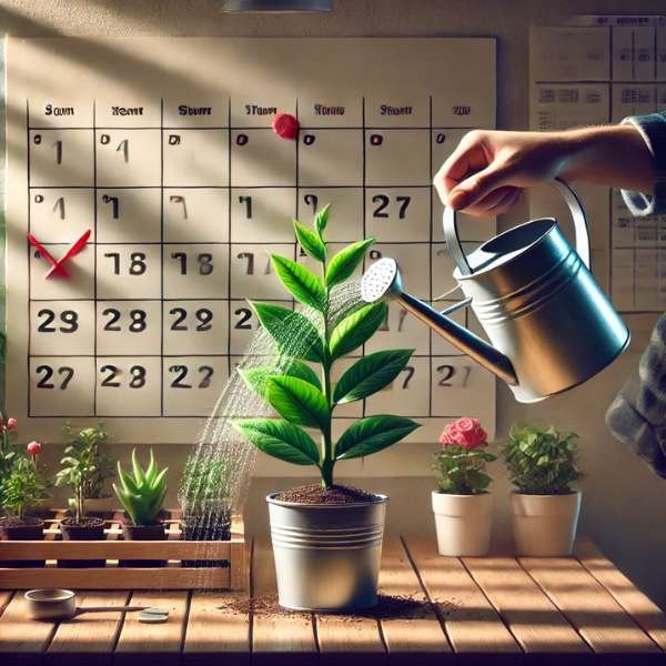 Creating a Consistent Watering Schedule Treat Abiotic Disease in Indoor Plants