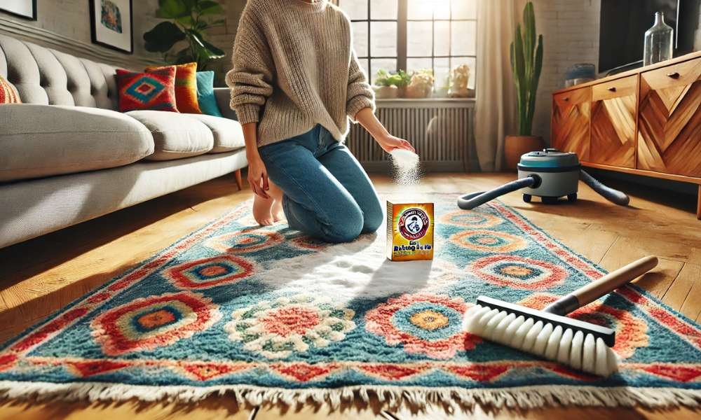 How To Clean A Rug With Baking Soda