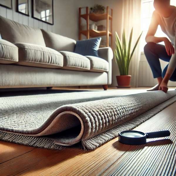 Identifying the Causes of Rug Movement Secure Area Rug On Top Of Carpet