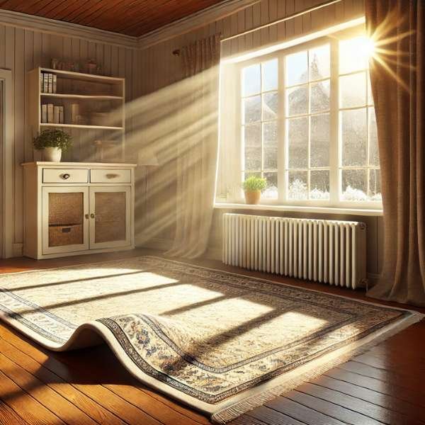 The Role of Sunlight in Winter Rug Drying