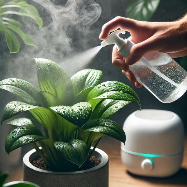 Adjusting Humidity Levels Get Rid of White Spots on Indoor Plants