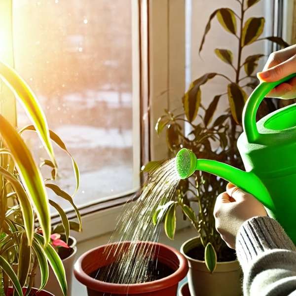 The Best Time of Day to Water Plants in Cold Weather